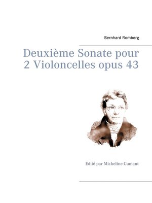 cover image of Deuxième Sonate pour 2 Violoncelles opus 43